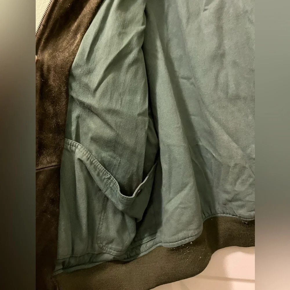 Banana Republic Brown Suede Bomber Jacket